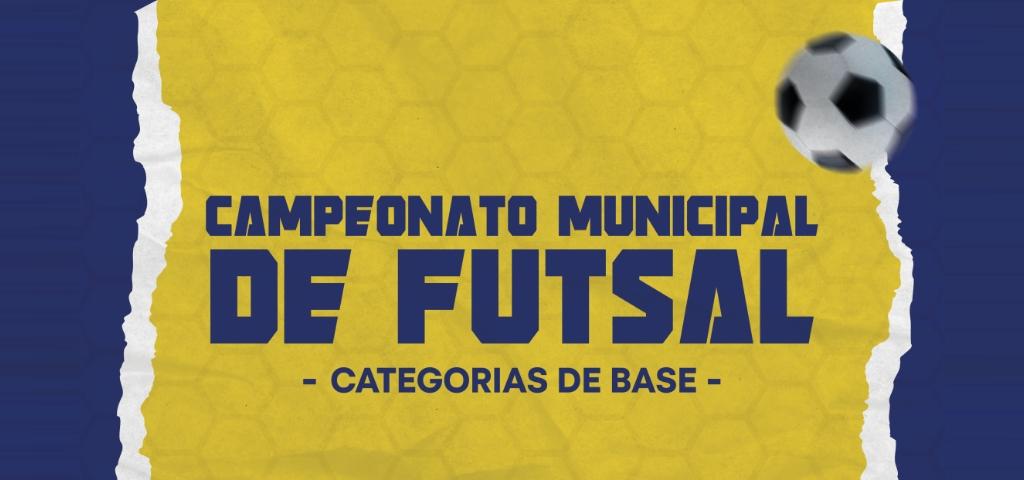 Hoje (13) começam os jogos do 20° Campeonato Municipal de Futsal